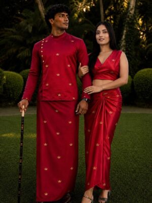Ceylon Crown Ladies Dress Set – Royal Elegance - Luxury Fashion